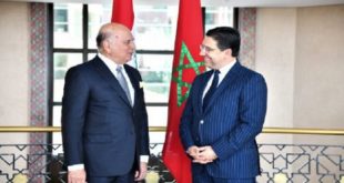 Maroc,Irak,Nasser Bourita,Fouad Hussein,Coalition mondiale contre Daech