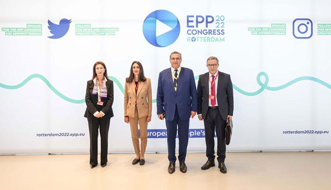 Rotterdam,Pays-Bas,Aziz Akhannouch,Sahara,EPP Congress,Maroc