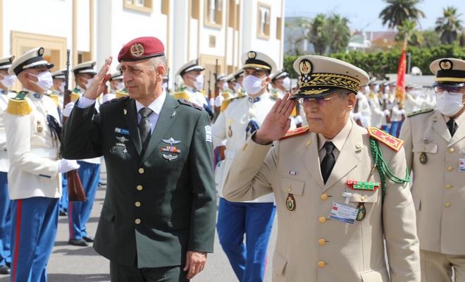 Maroc,Israel,Belkhir El Farouk,Aviv Kohavi,Général,Corps d’Armée,Etat-Major,Forces de Défense,Défense Israéliennes,Forces Armées Royales,FAR,USA,African Lion 2022