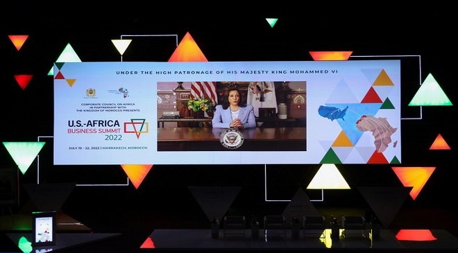 Africa50,Maroc,Afrique,BAD,Banque Africaine,Marrakech,ASIF,Sommet des affaires,USA- Afrique,Etats-Unis,Millennium Challenge Corporation,Corporate Council on Africa,Kamala Harris,Nasser Bourita,Akinwumi Adesina,ZLECA