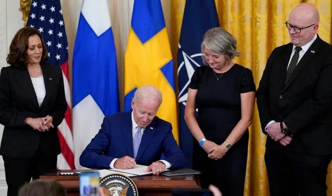 Joe Biden,Etats-Unis,Suède,Finlande,Otan,sécurité,Ukraine,Russie,Vladimir Poutine,NATO