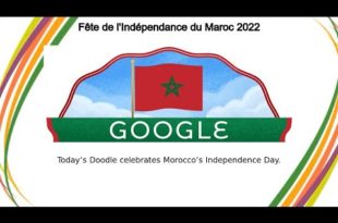 Google fête l’indépendance du Maroc