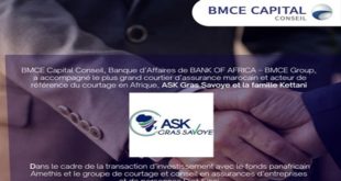 BMCE Capital,ASK Gras Savoye