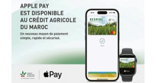 Apple Pay,Apple Watch,iPhone,paiements,Crédit Agricole du Maroc