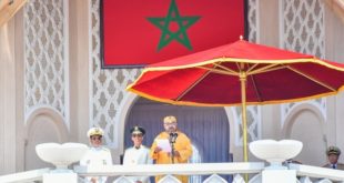 Fête du Trône,Discours royal