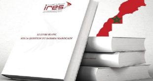 Institut royal des études stratégiques,IRES,Livre blanc,Sahara marocain