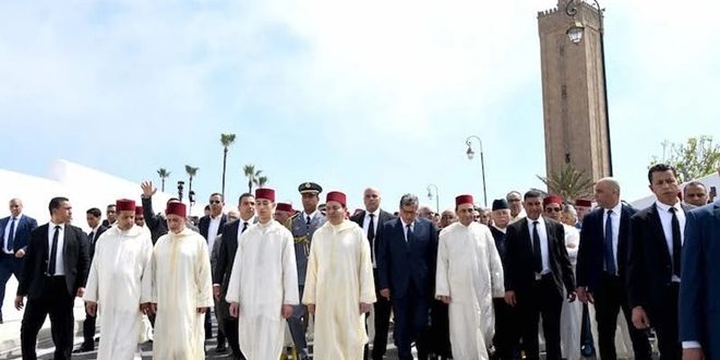 Prières rogatoires à Rabat en présence du prince héritier Moulay El Hassan et le prince Moulay Rachid