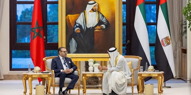 Entretiens en tête-à-tête entre SM le Roi Mohammed VI et le Président de l’Etat des Emirats Arabes Unis