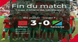 CAN 2023,Tanzanie,Maroc,foot