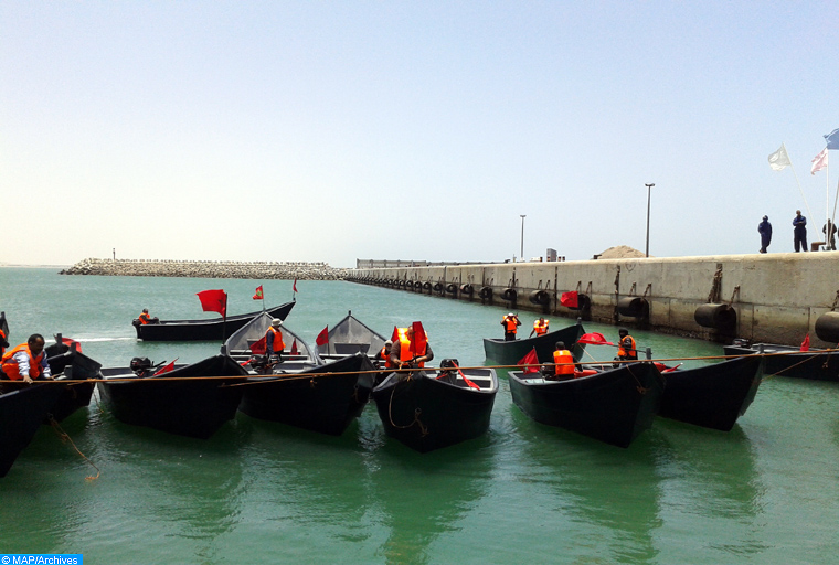 port-de-laayoune:-bon-deroulement-de-la-saison-d’hiver-de-la-peche-au-poulpe