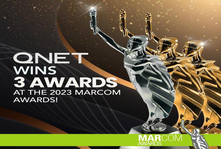 qnet-remporte-le-prestigieux-prix-d’or-aux-marcom-2023