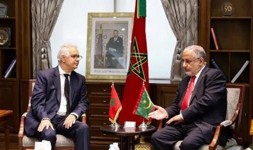 Rabat | M. Baraka s’entretient avec son homologue mauritanien Mohamed Aly Ould Sidi Mohamed