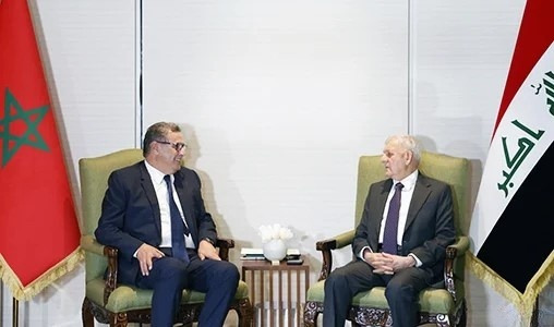 33è Sommet Arabe | Akhannouch s’entretient à Manama avec le Président irakien