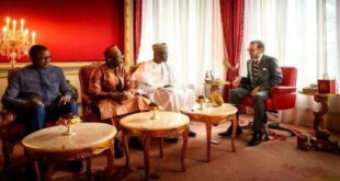 SM le Roi reçoit les ministres des Affaires étrangères des trois pays de l'Alliance des États du Sahel