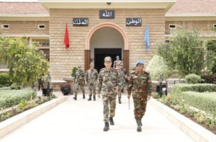 Forces Armées Royales | Mohammed Berrid reçoit le Commandant de la Force de l'ONU dans les Provinces du Sud
