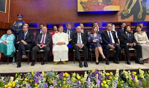 Nasser Bourita représente Sa Majesté le Roi à l’investiture du président équatorien