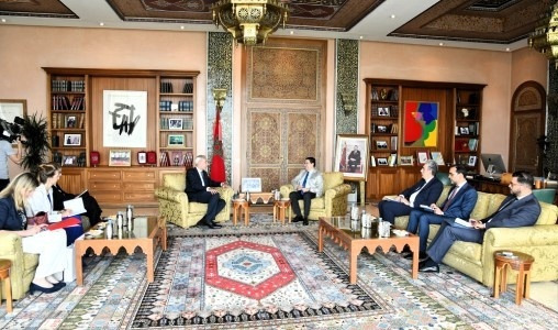 Nasser Bourita reçoit le représentant spécial de l’UE pour la région du Sahel