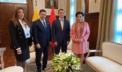 Quito | Nasser Bourita reçu en audience par le président équatorien