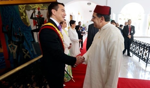 Quito | Nasser Bourita représente Sa Majesté le Roi à l’investiture du président équatorien