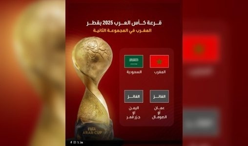 Coupe Arabe FIFA 2025 | Le Maroc hérite du groupe B aux côtés de l’Arabie Saoudite