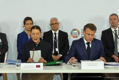 UNOC-3 | Lalla Hasnaa et Emmanuel Macron coprésident le sommet "L'Afrique pour l'Océan" à Nice