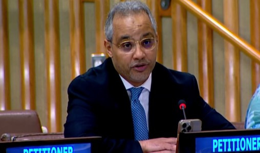 C24/ONU | M'hamed Abba met en avant la dynamique vertueuse de développement au Sahara Marocain