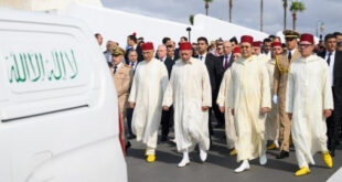 Obsèques à Rabat de feu Abdelhak Lamrini en présence de SAR le Prince Moulay Rachid