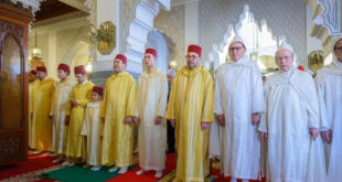 SM le Roi Mohammed VI accomplit la prière de Aïd Al Adha à la mosquée Hassan II à Tétouan