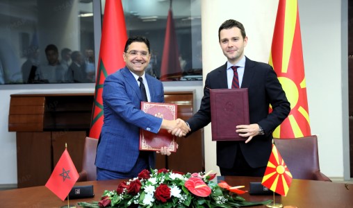 Visite de Bourita en République de Macédoine du Nord | Une volonté partagée de consolider l’axe Rabat-Skopje