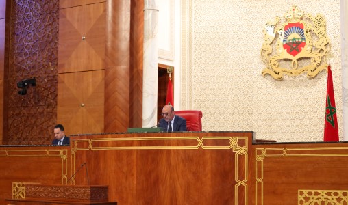 Message de fidélité et de loyalisme à SM le Roi du président de la Chambre des conseillers