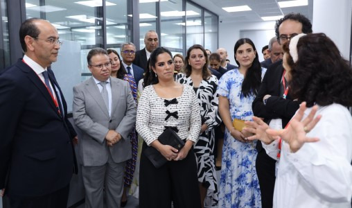 La Première Dame du Salvador visite le Centre Mohammed VI de la Recherche et de l’Innovation à Rabat