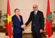 Le président de la Chambre des conseillers reçoit le président de l’Assemblée nationale du Vietnam