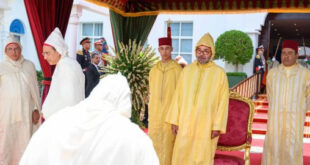 SM le Roi préside à M’diq une réception à l’occasion de la glorieuse Fête du Trône