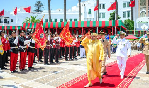 Fête du Trône | SM le Roi préside à Tétouan la prestation de serment des Officiers