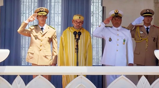 Fête du Trône | SM le Roi préside à Tétouan la prestation de serment des Officiers