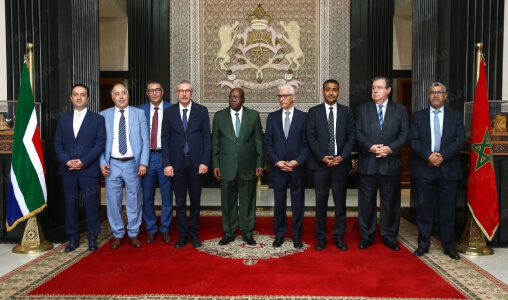 Talbi El Alami reçoit Jacob Zuma, ancien président d’Afrique du Sud et chef du Parti MK
