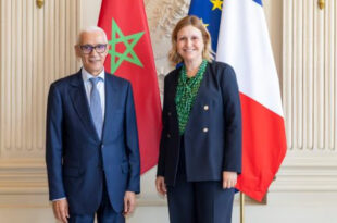 Paris | Talbi Alami s’entretient avec la présidente de l’Assemblée nationale française