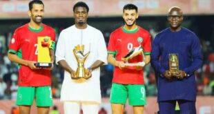 CHAN 2024 | Mohamed Rabie Hrimat désigné meilleur joueur, Oussama Lemlioui meilleur buteur