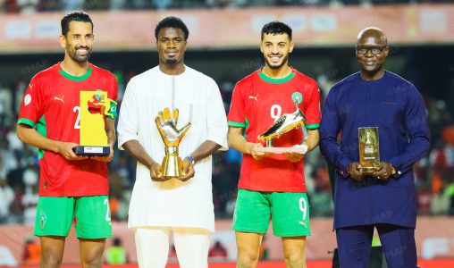 CHAN 2024 | Mohamed Rabie Hrimat désigné meilleur joueur, Oussama Lemlioui meilleur buteur