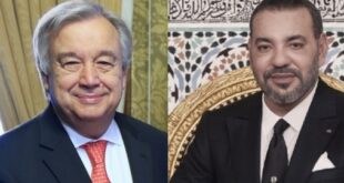 SM le Roi reçoit un message de félicitations du SG de l’ONU à l’occasion de la Fête du Trône