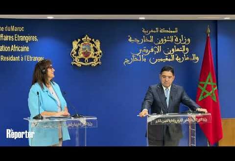 🔴 Conférence de presse du ministre Nasser Bourita et de la Commissaire européenne Dubravka Suica