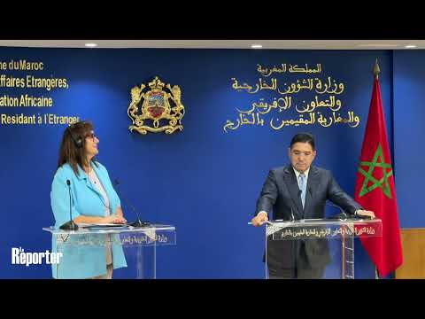 🔴 Conférence de presse du ministre Nasser Bourita et de la Commissaire européenne Dubravka Suica