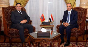 Nasser Bourita s'entretient au Caire avec son homologue égyptien Badr Abdel Aaty