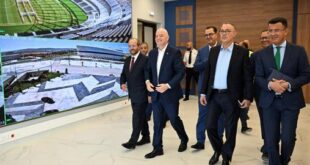 FRMF | Le président de la FIFA M. Gianni Infantino en visite au Grand Stade de Tanger