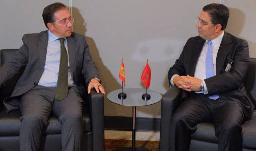 AG de l’ONU à New York | Entretien entre M. Bourita et son homologue espagnol M. Albares