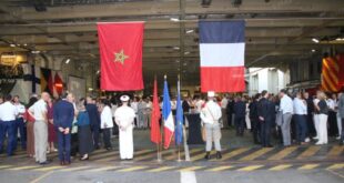 Maroc | Le porte-hélicoptères amphibie français Tonnerre en escale à Casablanca
