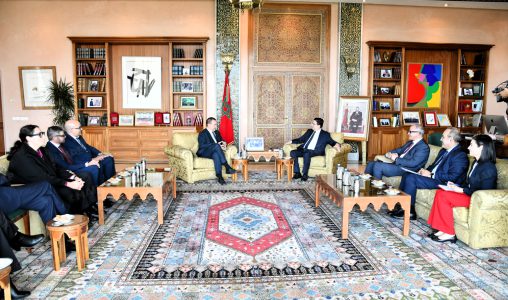 Nasser Bourita s’entretient avec une délégation de l’intergroupe parlementaire italien de “Soutien à l’initiative d’Autonomie au Sahara”