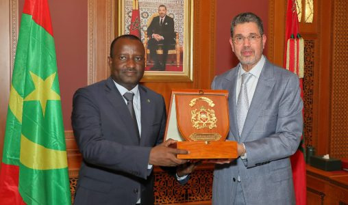 Mohamed Abdennabaoui s’entretient à Rabat avec le ministre mauritanien de la Justice