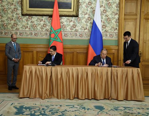 M. Nasser Bourita s’entretient à Moscou avec son homologue russe Sergueï Lavrov