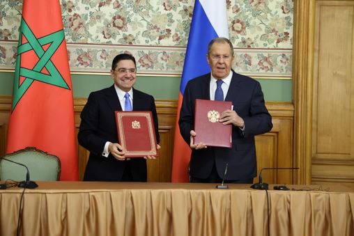 M. Nasser Bourita s’entretient à Moscou avec son homologue russe Sergueï Lavrov